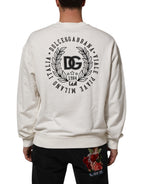 White DG Logo Crew Neck Sweatshirt Sweater