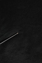 Black Logo Polyester CrewNeck Sweatshirt Sweater