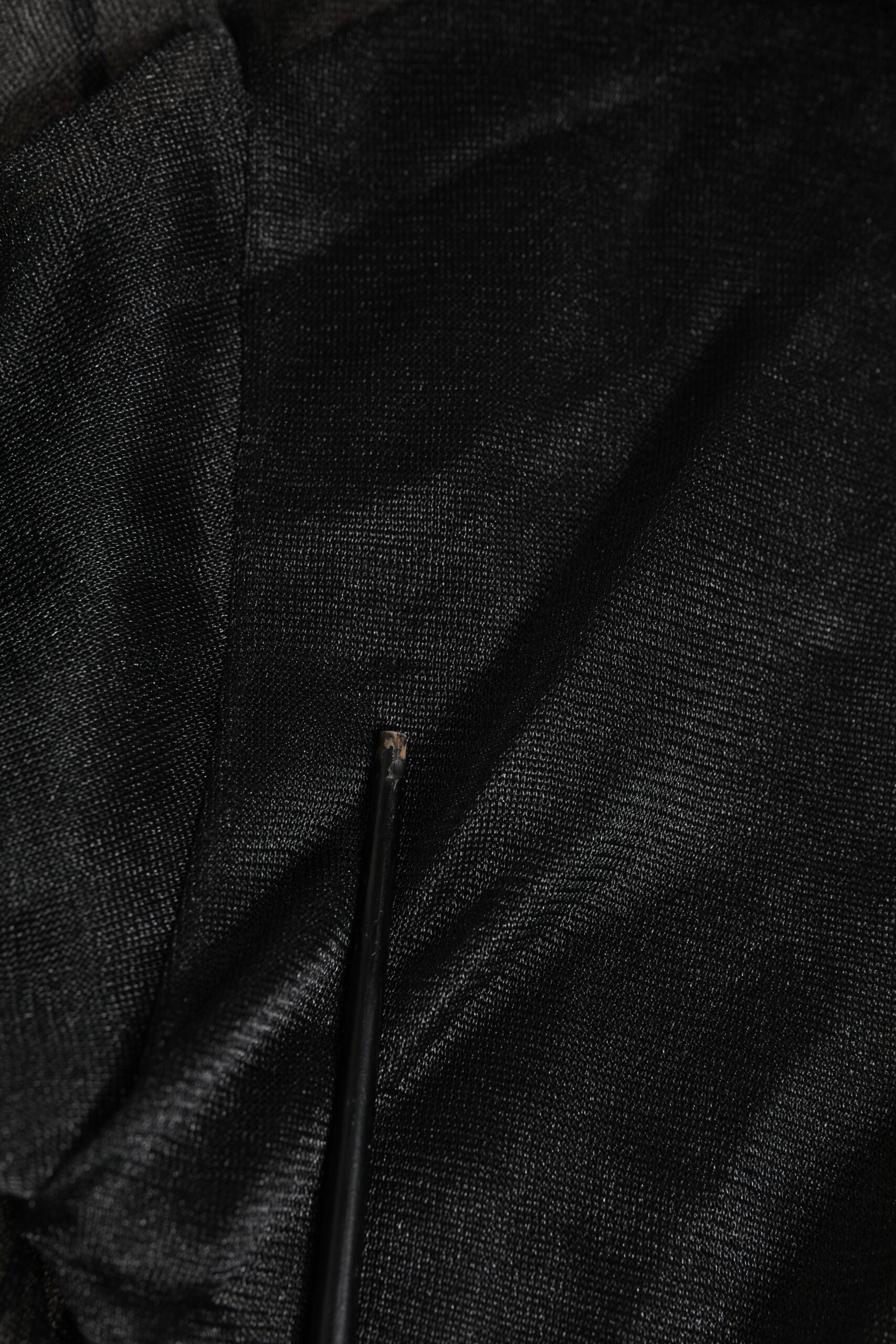 Black Logo Polyester CrewNeck Sweatshirt Sweater