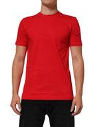 Red Goodluck 2023 Cotton Crew Neck T-shirt