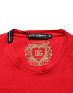 Red Goodluck 2023 Cotton Crew Neck T-shirt