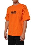 Orange DGVIB3 Crew Neck Short Sleeves T-shirt