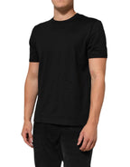 Black Goodluck 2021 Cotton Crew Neck T-shirt