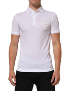 White Collared Short Sleeves Polo T-shirt
