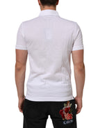 White Collared Short Sleeves Polo T-shirt