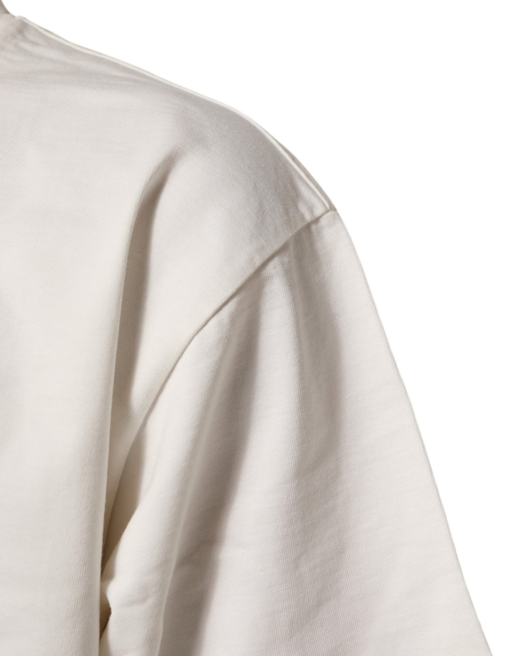 White Logo Print Cotton Crew Neck Men T-shirt