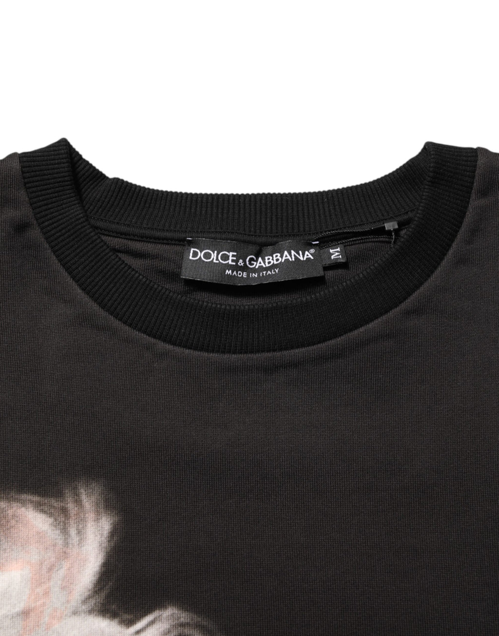 Black Marilyn Monroe Cotton Crew Neck T-shirt