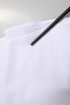 White Cotton Collared Dress Formal Shirt Top