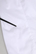 White Collared Long Sleeves Dress Shirt Top