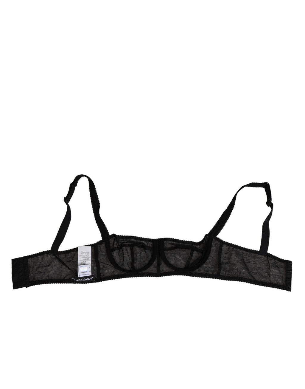 Black Floral Underwired Balconette Bra Underwear
