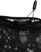 Black Nylon Stretch High Waist Panty Underwear