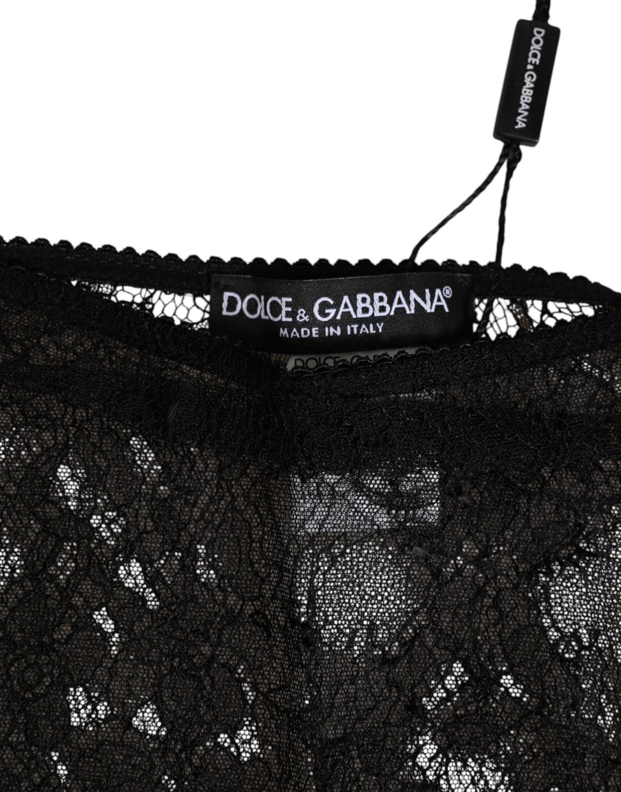 Black Nylon Stretch High Waist Panty Underwear