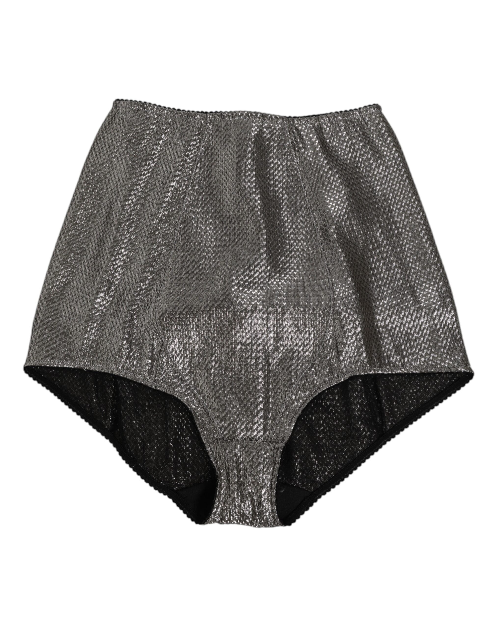 Gray Silk Stretch Slip Girdle Panty Underwear