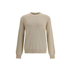 Beige Cotton Sweatshirt