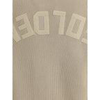 Beige Cotton Sweatshirt