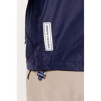 Blue Polyester Shell Jacket