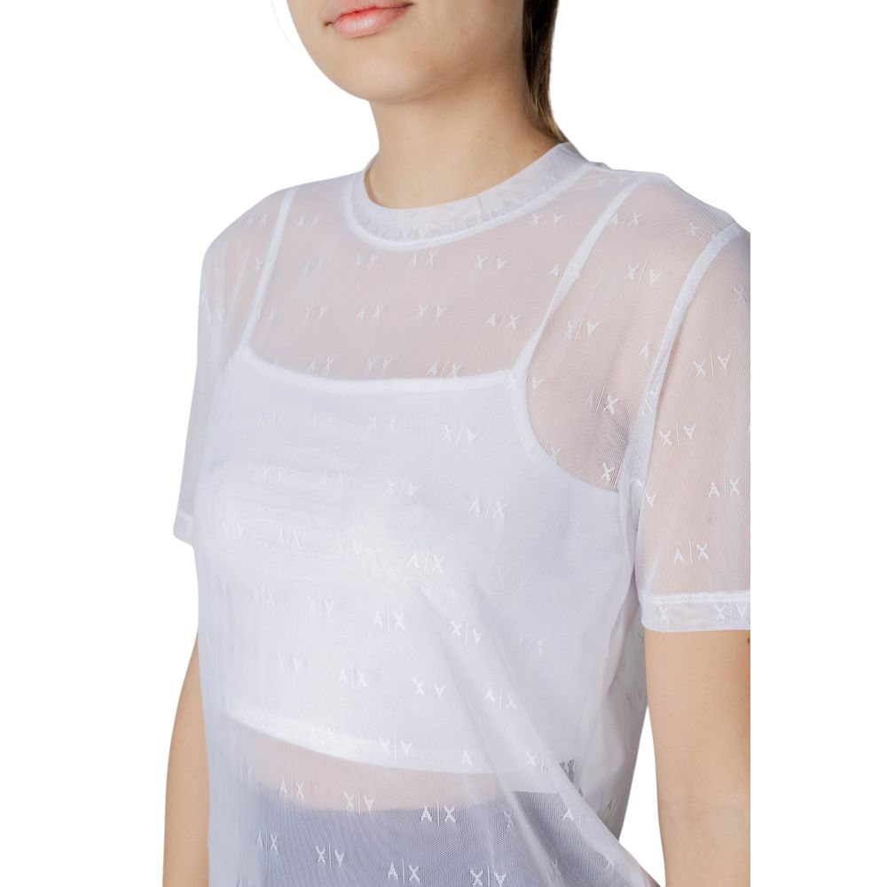 White Polyamide T-Shirt