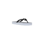 White Rubber Flip-Flop Sandals