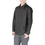 Black Cotton Dress Shirt