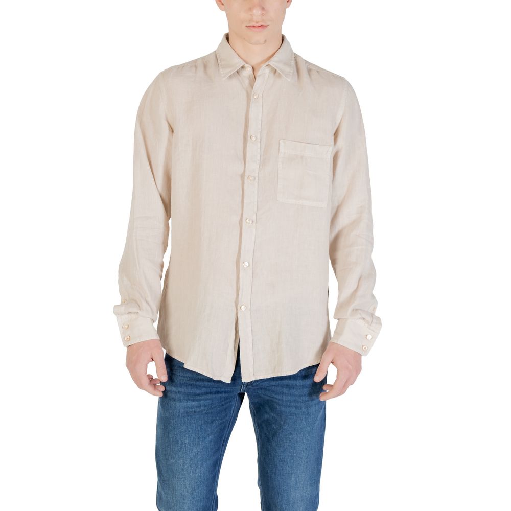 Beige Linen Shirt
