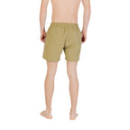Bicolor Polyester Swim Shorts