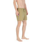 Bicolor Polyester Swim Shorts
