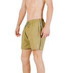 Bicolor Polyester Swim Shorts