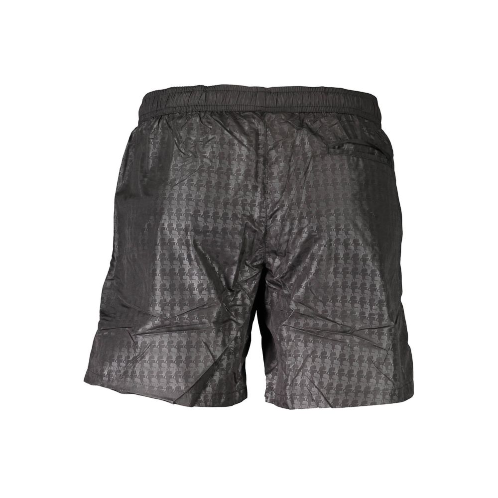 Nero Polyester Mens Swim Boxer