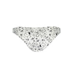 White Polyamide Women Swim Brief