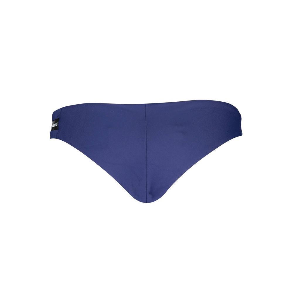 Blue Polyamide Women's Swim Brief