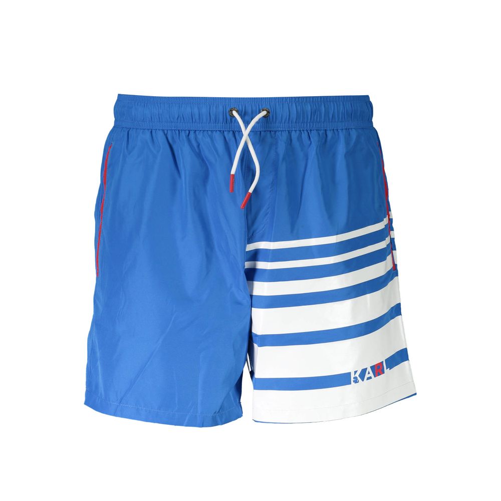 Azzurro Polyester Men's Swim Boxer