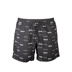 Nero Polyester Men's Swim Boxer