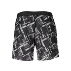 Black Polyester Men's Swim Trunk
