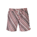 Black Polyester Men's Swim Boxer