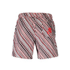 Black Polyester Men's Swim Boxer