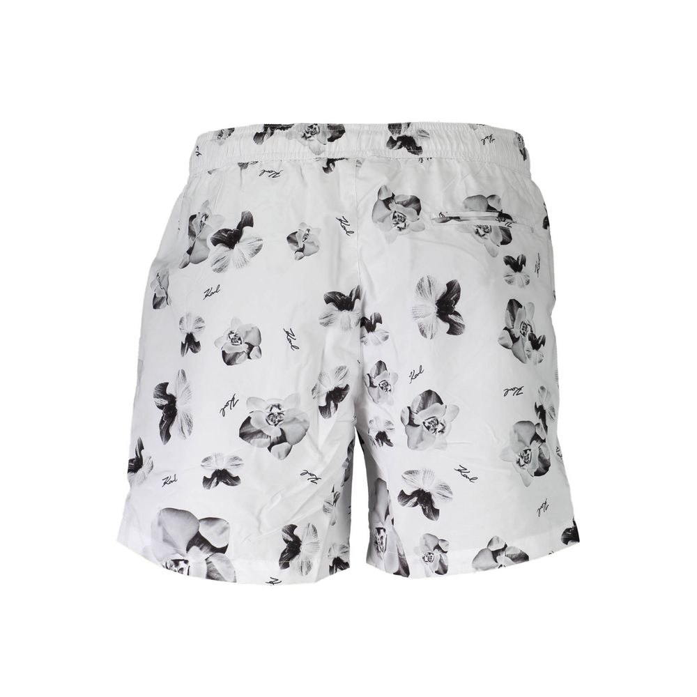 Bianco Polyester Men's Swim Boxer