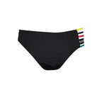 Black Poliammide Women Swim Brief