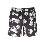 Nero Polyester Men's Swim Boxer