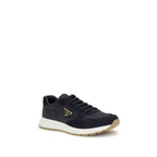 Blue Recycled Polyamide Athletic Sneakers