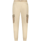 Beige Cotton Men's Jogger Trouser