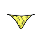Yellow Polyamide Women's Swim Brief