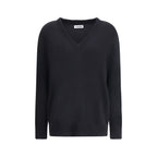 Black Wool Sweatshirt