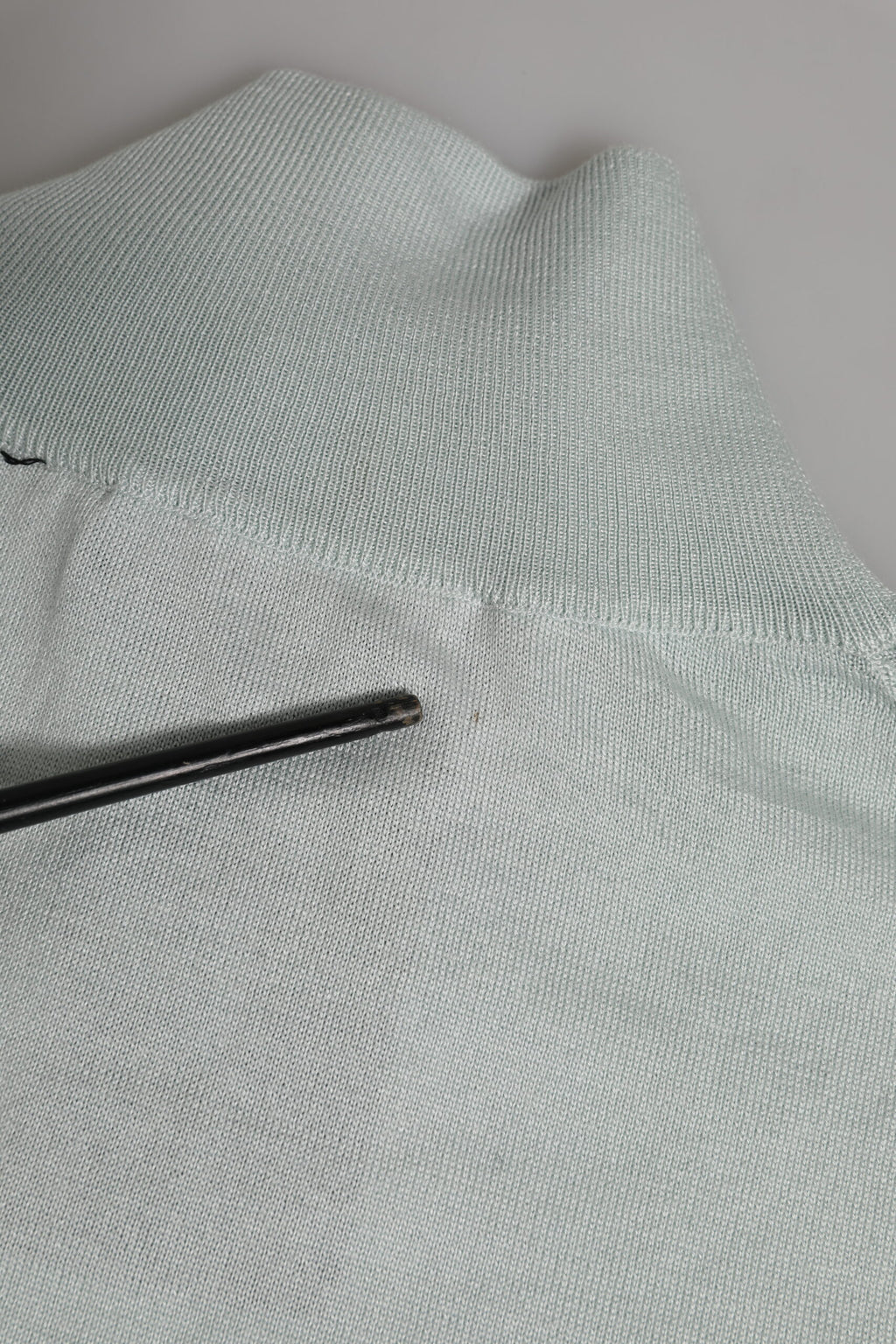 Gray Turtle Neck 3/4 Sleeves Pullover Top