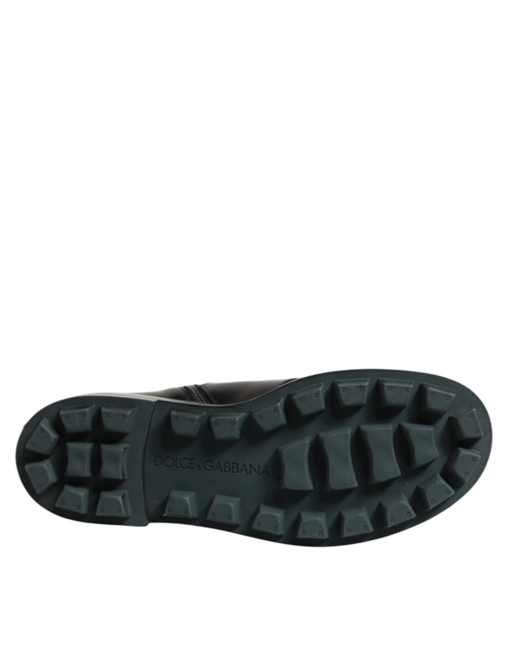 Black Logo Plaque Mid Calf Biker Boots Shoes