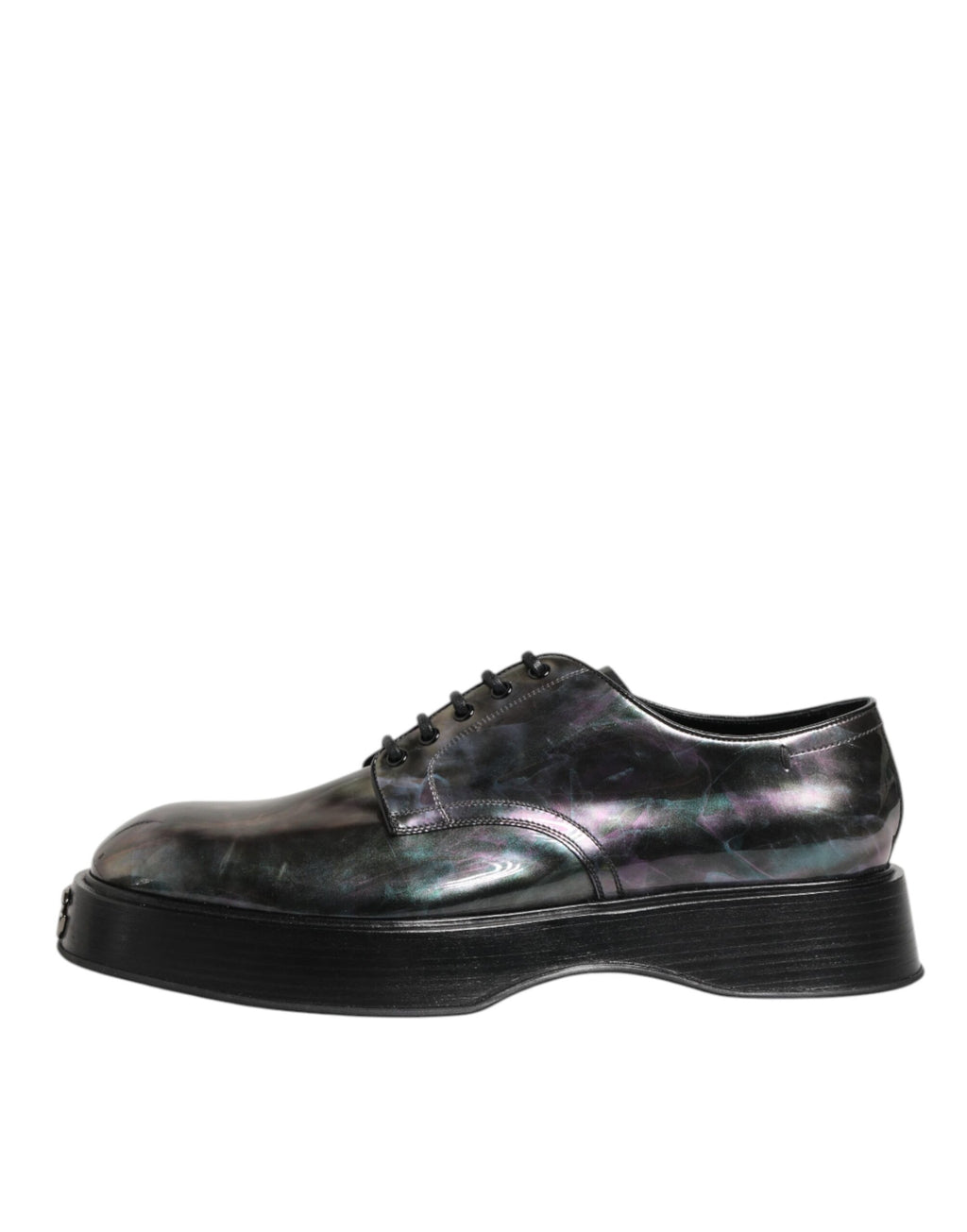 Multicolor Leather Lace-up Men Formal Derby Shoes