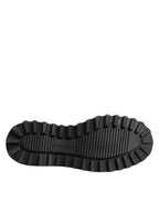 Black Leather Lace Up Derby Men Dress Shoes