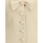 Beige Fleece Wool Coat