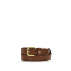 Brown Leather Regular Belt