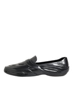 Black Rubber Slides Low Top Sneakers Shoes
