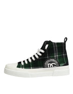 Multicolor Cotton High Top Men Sneakers Shoes